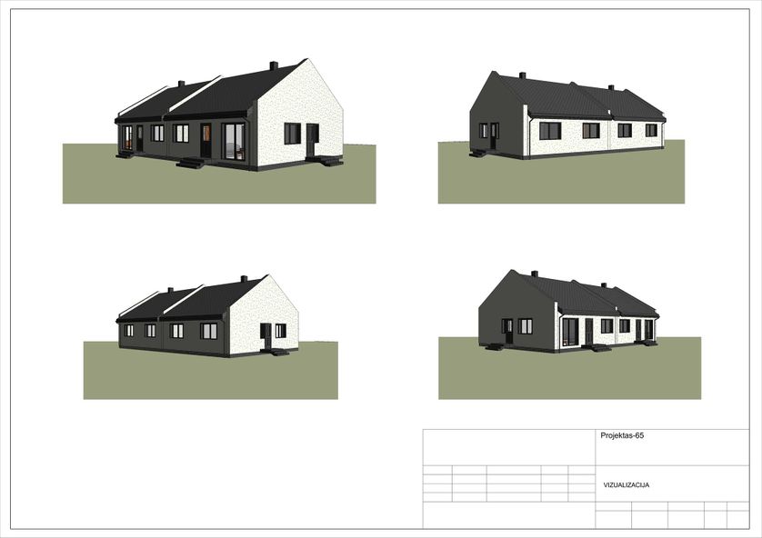 Namų projektai nuo 150 m²