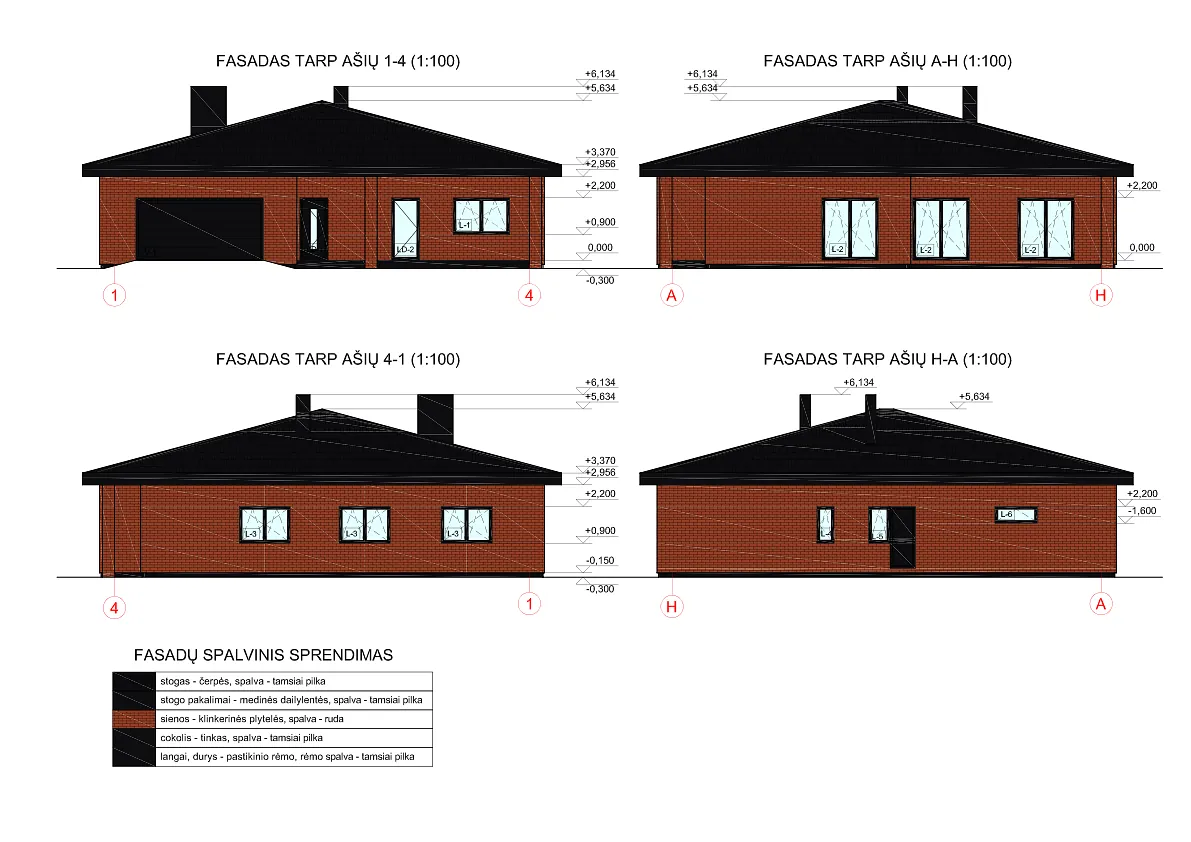 Namų projektai nuo 150 m²