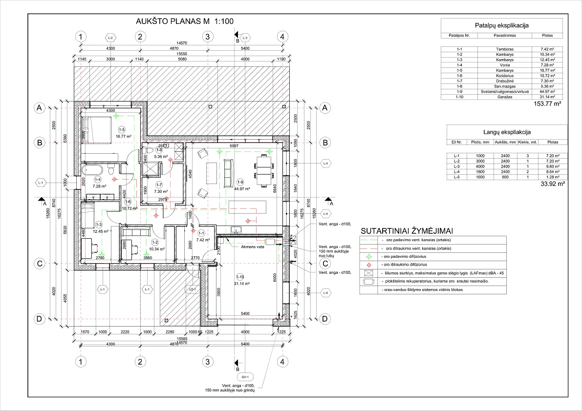 Namų projektai nuo 150 m²