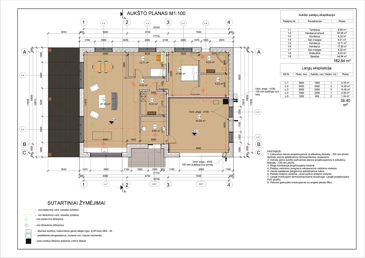 Namų projektai nuo 150 m²