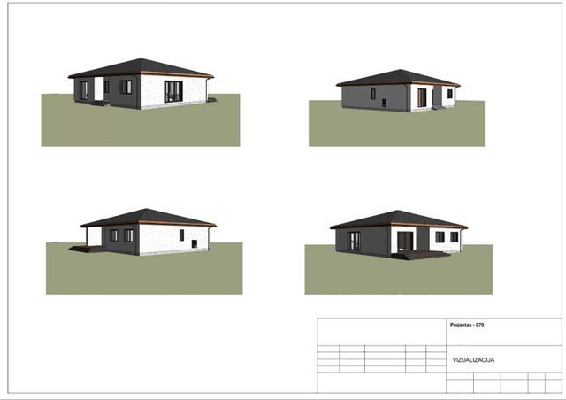 Namų projektai 100 - 150 m²
