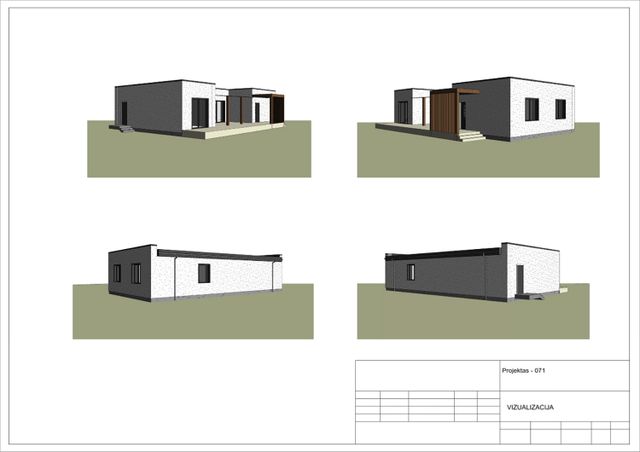 Namų projektai 100 - 150 m²