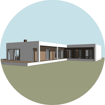 Projektai nuo 150 m²